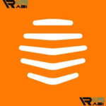 APKROL.com logo featuring five white curved horizontal lines stacked vertically on an orange background, representing the official branding of APKROL — a trusted source for Android APK downloads.