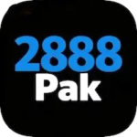 Blue text “2888” above the word “Pak” on a black background, resembling a mobile app icon.
