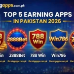 Promotional banner showcasing top instant earning mobile apps in Pakistan 2026, including popular online earning applications for Android users seeking daily income opportunities.