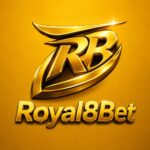 Official mobile download page banner for Royal8Bet APK, an online real money earning app in Pakistan, displaying a gold-themed user interface dashboard with multi-game selection, wallet balances, and direct EasyPaisa and JazzCash withdrawal options