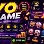 YO Game APK v2.1.0 download for Android featuring free gaming experience, mobile gameplay, user registration, and latest app update in 2026